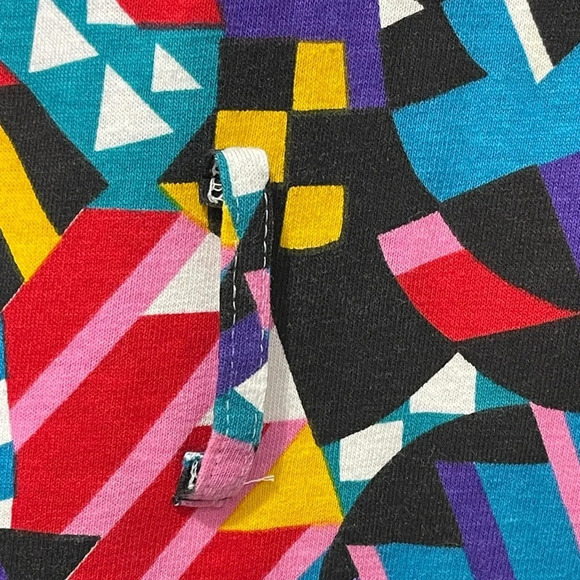 Traffic Jam 80s Vintage Geometric Retro Paris Rome Graphic Rave T-Shirt Medium - Picture 5 of 5